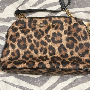 Michael Kors leopard / cheetah print bag